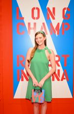 LARSEN THOMPSON at Longchamp x Robert Indiana Collection Launch Celebration in New York 10/26/2023
