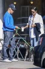 LAURA HARRIER and Sam Jarou Out for Coffee in Los Angeles 10/29/2023