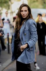 LAURA SMET Arrives at Zimmermann Spring/Summer 2024 Show in Paris 10/02/2023