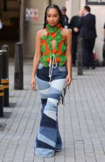 LEIGH-ANNE PINNOCK Leaves BBC Radio One Studios in London 10/10/2023