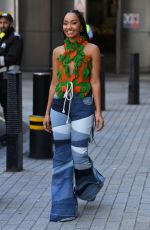 LEIGH-ANNE PINNOCK Leaves BBC Radio One Studios in London 10/10/2023
