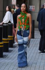LEIGH-ANNE PINNOCK Leaves BBC Radio One Studios in London 10/10/2023