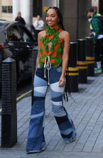 LEIGH-ANNE PINNOCK Leaves BBC Radio One Studios in London 10/10/2023