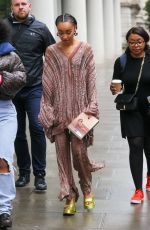 LEIGH-ANNE PINNOCK Out on Her Book Promo at BBC Wogan House in London 10/26/2023