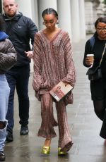 LEIGH-ANNE PINNOCK Out on Her Book Promo at BBC Wogan House in London 10/26/2023