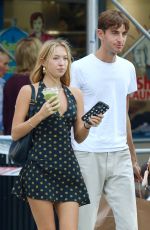 LILA GRACE MOSS and Yoni Helbitz Out in New York 10/02/2023