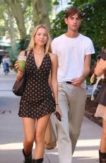 LILA GRACE MOSS and Yoni Helbitz Out in New York 10/02/2023