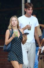 LILA GRACE MOSS and Yoni Helbitz Out in New York 10/02/2023