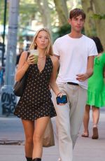 LILA GRACE MOSS and Yoni Helbitz Out in New York 10/02/2023