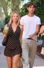 LILA GRACE MOSS and Yoni Helbitz Out in New York 10/02/2023