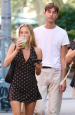 LILA GRACE MOSS and Yoni Helbitz Out in New York 10/02/2023