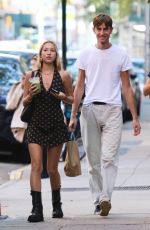 LILA GRACE MOSS and Yoni Helbitz Out in New York 10/02/2023