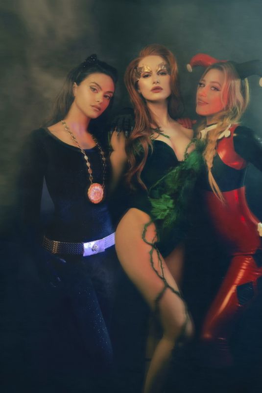 LILI REINHART, CAMILA MENDES and MADELAINE PETSCH – Vas Morgan and Michael Braun’s Halloween Party Photoshoot, October 2023