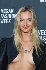 LILLY KRUG at Vegan Fashion Week Event at California Market Center in Los Angeles 10/09/2023