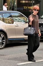 LILY ALLEN Getting Her Nails Done at Coco Nails Club in Marylebone 10/04/2023