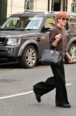 LILY ALLEN Getting Her Nails Done at Coco Nails Club in Marylebone 10/04/2023