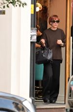 LILY ALLEN Getting Her Nails Done at Coco Nails Club in Marylebone 10/04/2023