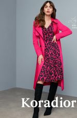 LILY COLLINS for Koradior Campaign Winter 2023