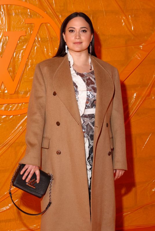 LILY GLADSTONE at Louis Vuitton Womenswear SS24 Show in Paris 10/02/2023