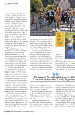 LILY JAMES in Fairlady Magazine, November/december 2023