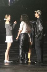 LILY-ROSE DEPP and 070 SHAKE Leaves Coldplay Concert in Pasadena 10/01/2023