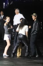 LILY-ROSE DEPP and 070 SHAKE Leaves Coldplay Concert in Pasadena 10/01/2023
