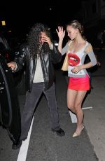 LILY-ROSE DEPP and 070 SHAKE Leaves E. Baldi Ristorante in Beverly Hills 10/04/2023