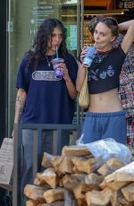 LILY-ROSE DEPP and 070 SHAKE Out for Lunch at Erewhon in Studio City 10/13/2023