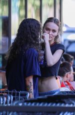 LILY-ROSE DEPP and 070 SHAKE Out for Lunch at Erewhon in Studio City 10/13/2023