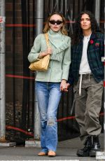 LILY-ROSE DEPP and 070 SHAKE Out in New York 10/27/2023