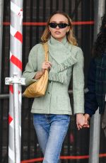 LILY-ROSE DEPP and 070 SHAKE Out in New York 10/27/2023