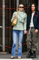 LILY-ROSE DEPP and 070 SHAKE Out in New York 10/27/2023