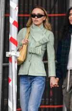 LILY-ROSE DEPP and 070 SHAKE Out in New York 10/27/2023