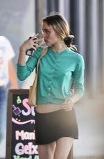 LILY-ROSE DEPP at a Nail Salon in West Hollywood 10/12/2023