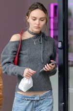 LILY-ROSE DEPP Out with Friends in Los Angeles 10/02/2023