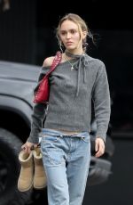 LILY-ROSE DEPP Out with Friends in Los Angeles 10/02/2023