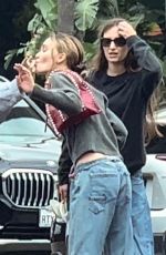 LILY-ROSE DEPP Out with Friends in Los Angeles 10/02/2023