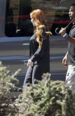 LINDSAY LOHAN Out with Friends in Los Angeles 10/06/2023