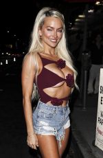 LINDSEY PELAS Arrives at White Fox Party at Tao in Los Angeles 10/18/2023
