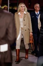 LINDSEY VONN Arrives at New York Knicks Season Opener at Madison Square Garden 01/25/2023