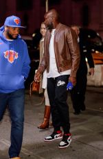 LINDSEY VONN Arrives at New York Knicks Season Opener at Madison Square Garden 01/25/2023