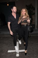 LISA HOCHSTEIN and Jody Glidden Leaves Fleur Room Lounge in West Hollywood 10/13/2023