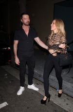 LISA HOCHSTEIN and Jody Glidden Leaves Fleur Room Lounge in West Hollywood 10/13/2023