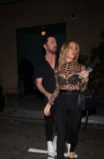 LISA HOCHSTEIN and Jody Glidden Leaves Fleur Room Lounge in West Hollywood 10/13/2023