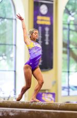 LIVVY DUNNE at LSU Gymnastics Intrasquad in Baton Rouge 10/06/2023
