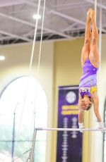 LIVVY DUNNE at LSU Gymnastics Intrasquad in Baton Rouge 10/06/2023