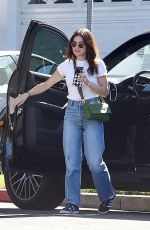 LUCY HALE Arrives at Kids Birthday Party in Studio City 10/14/2023