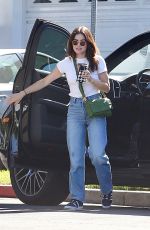 LUCY HALE Arrives at Kids Birthday Party in Studio City 10/14/2023