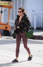 LUCY HALE at a Hot Yoga Class in West Hollywood 10/13/2023