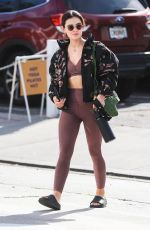 LUCY HALE at a Hot Yoga Class in West Hollywood 10/13/2023
